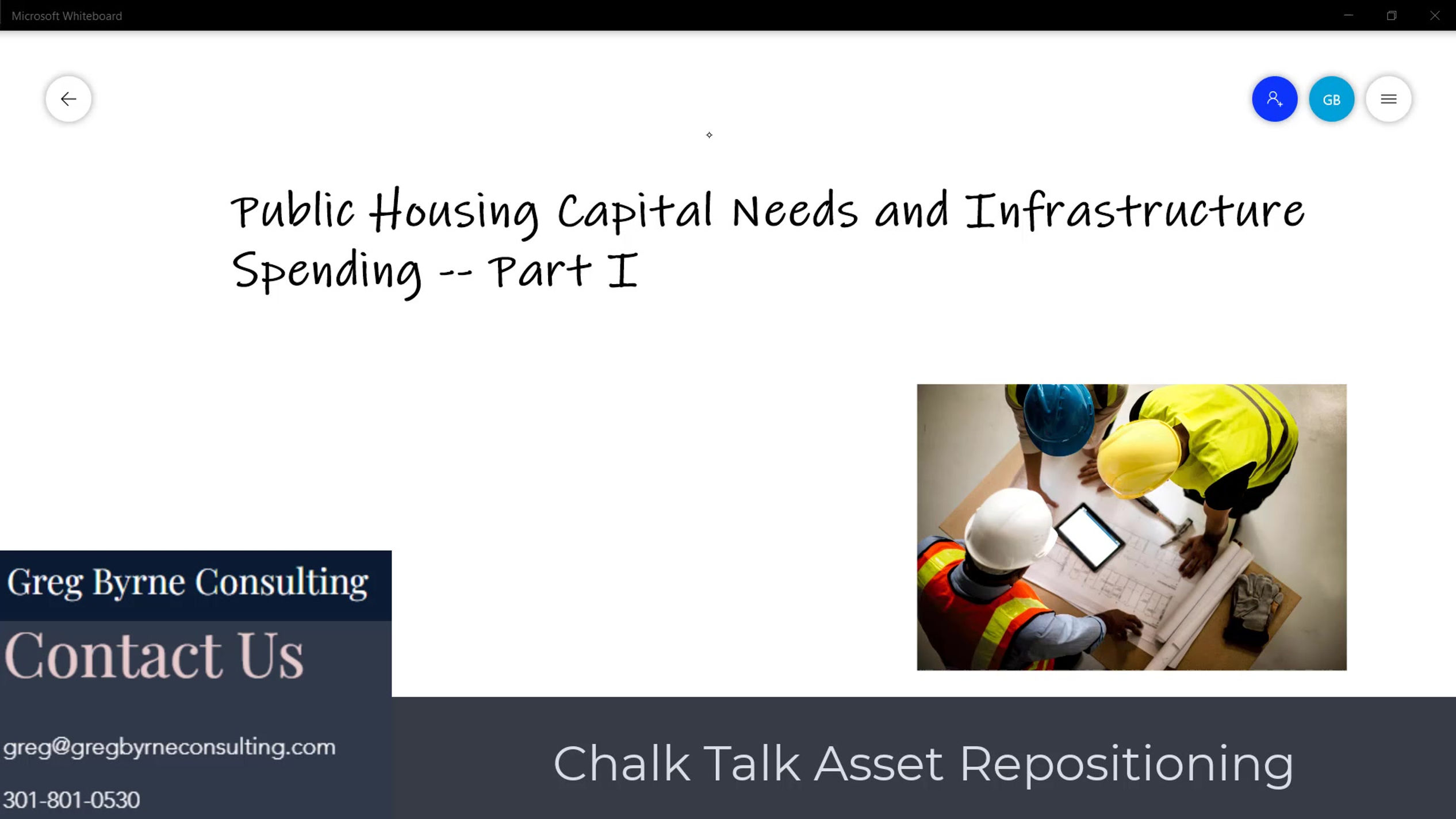 Public Housing Infrastructure Spending Part I - 9/2/21